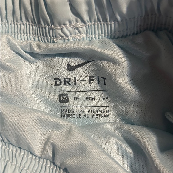 Nike Women's Sky Blue Athletic Shorts - Picture 2 of 3